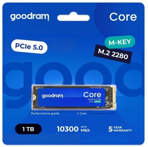 Dysk SSD Core 1TB Gen5 2280 10200/8400MB/s