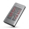 EEM2-20GD Obudowa zewnętrzna aluminiowa USB-C 3.2 Gen2x2, Dual NVMe M.2 SSD 20gbps, Clone Master