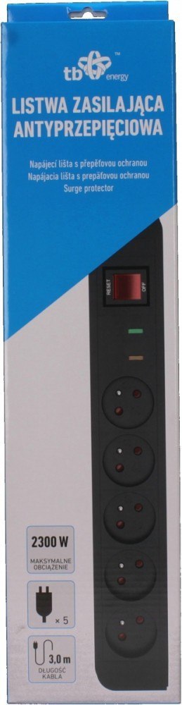 Energy Listwa Antyprzepięciowa x5,3m