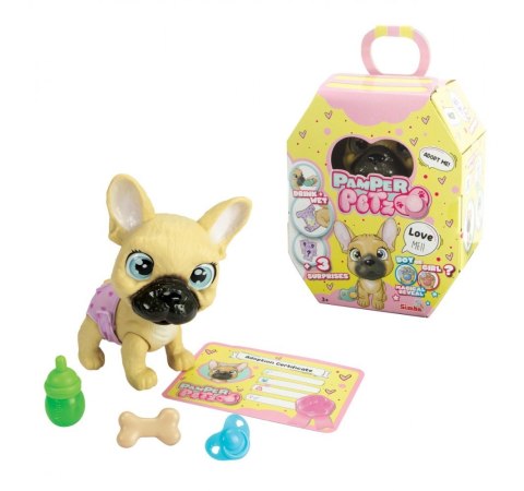 Figurka Pamper Petz Piesek Buldog francuski