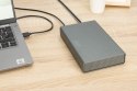 Obudowa USB 3.0 na dysk SSD/HDD 2.5" oraz 3.5" SATA III max. 16 TB z zasilaczem, aluminiowa