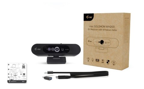 Kamera SOLOMON WH200 2K Webcam z Windows Hello
