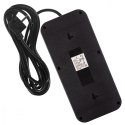Listwa zasilająca MCE391 B 6 gniazd 4xUSB-A 1xUSB-C, 110-240V AC 50/60Hz, 2.1A max 2500W, czarna
