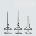 Uchwyt grawitacyjny stojak na MacBooka SMS-300 srebrny