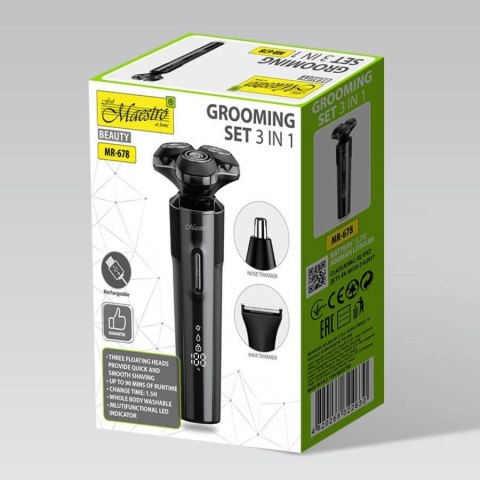 Zestaw do golenia 3w1 USB MR-678