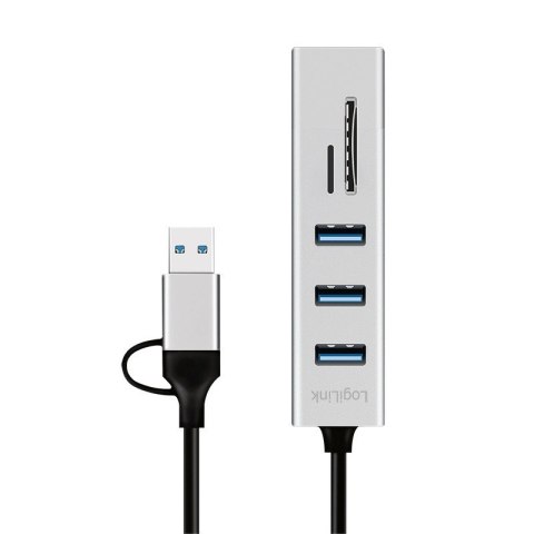 Hub 3xUSB3.0 z czytnikiem kart pamięci