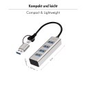 Hub USB3.0 4-porty USB- A 5Gbit/s