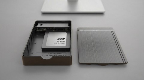 Obudowa na dysk zewnętrzny AK-87 SSD SATA / HDD 3.5"