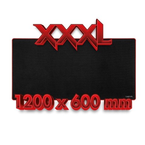 Podkładka pod mysz XXXL dla graczy, czarna