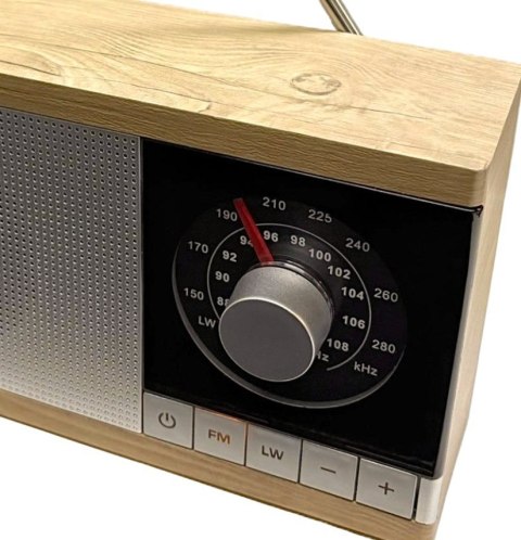 Radio Krystyna w drewnianej obudowie