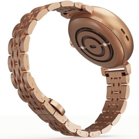 Smartwatch Aura Amoled damski różowo-złoty