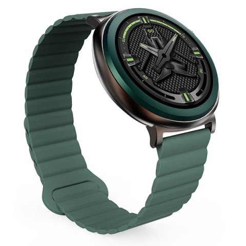 Smartwatch Aurora Amoled rozmowy AI zielony