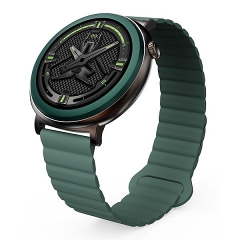 Smartwatch Aurora Amoled rozmowy AI zielony