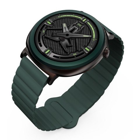 Smartwatch Aurora Amoled rozmowy AI zielony