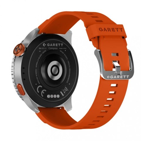 Smartwatch Compass GPS srebrny