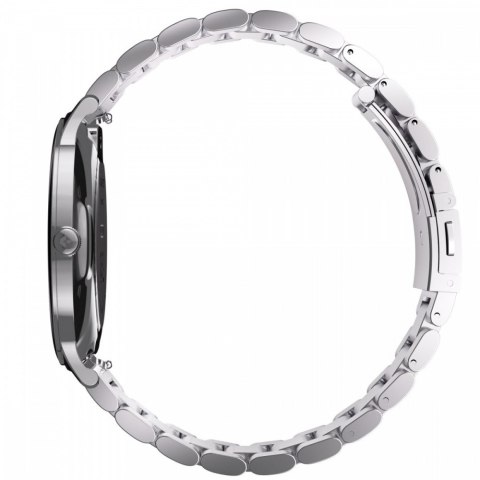 Smartwatch Quantum srebrny stalowy