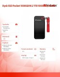 Dysk SSD Pocket 1000GB M.2 1TB 1000Mb/s 32192