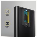 EEM2-SD2B Obudowa zewnętrzna aluminiowa bezśrubowa USB-A/C 3.2 Gen2 M.2 NVMe/SATA wyświetlacz LED, czarny