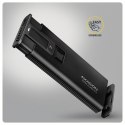 EEM2-SD2B Obudowa zewnętrzna aluminiowa bezśrubowa USB-A/C 3.2 Gen2 M.2 NVMe/SATA wyświetlacz LED, czarny