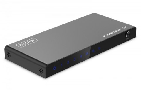 Rozdzielacz/Splitter HDMI 1x4, 4K/60Hz UHD z HDR, 18 Gbps, HDCP 2.2, EDID
