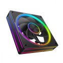 Wentylator VOLCANO LOOP REVERSE ARGB 120 Czarny