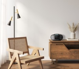 Boombox czarny RC-E444B