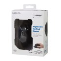 Ergonomiczna mysz optyczna, pionowa, USB, czarna