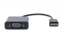 Konwerter/adapter audio-video HDMI do VGA, 1080p FHD, z audio 3.5mm MiniJack
