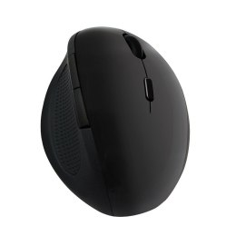 Mysz optyczna radiowa 2.4GHz 1600dpi ergonomiczna czarna
