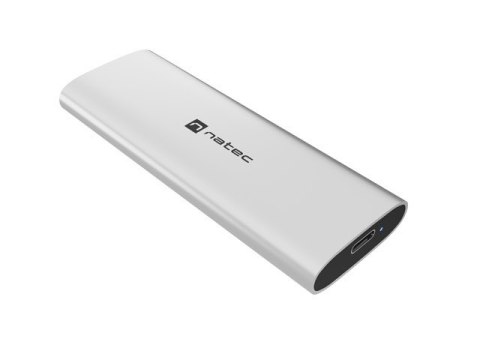 Obudowa SSD zewnętrzna RHINO M.2 NVME USB-C 3.2 arctic silver