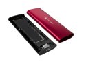 Obudowa SSD zewnętrzna RHINO M.2 NVME USB-C 3.2 ruby red