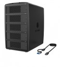System-RAID dla 5 HDD 2,5"/3,5" SATA, IB-RD3705-CU3 RAID 0,1,10,3,5, Single, Large, Clone