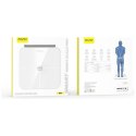 Waga do ciała SS1 bluetooth 5.0 wielofunkcyjna biała