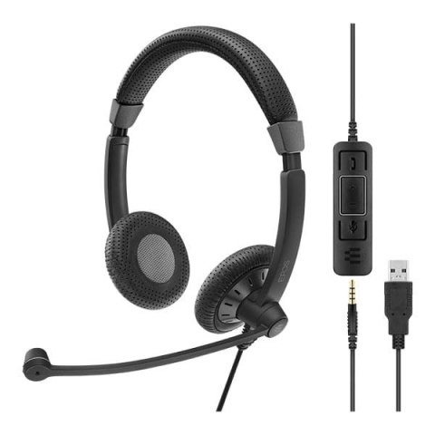 SC 75 USB MS - Słuchawka USB/Jack z kontrolą połączeń USB