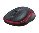 Mysz bezprzewodowa M185 czerwona 910-002237