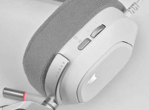 Słuchawki HS80 RGB USB białe