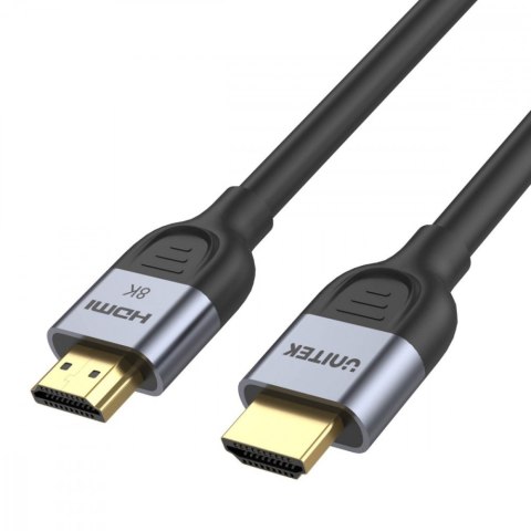 Kabel HDMI 2.1 8K 60Hz 1.5m; czarny; C11086GY01-1.5M