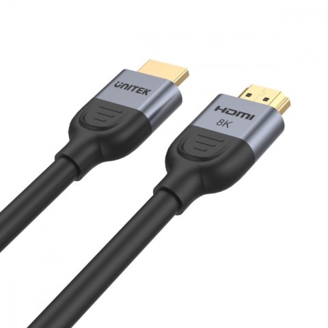 Kabel HDMI 2.1 8K 60Hz 1m; czarny; C11086GY01-1M