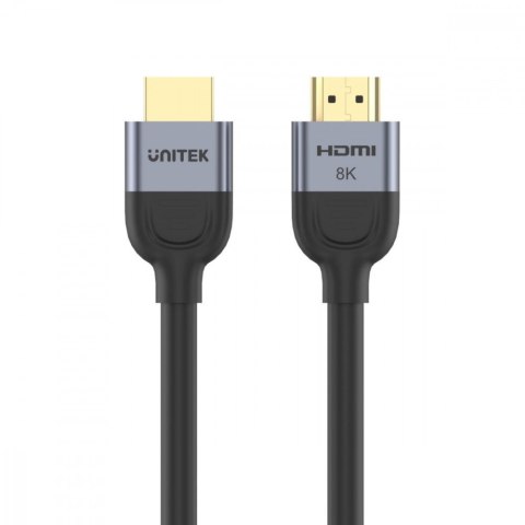 Kabel HDMI 2.1 8K 60Hz 2m; czarny; C11086GY01-2M
