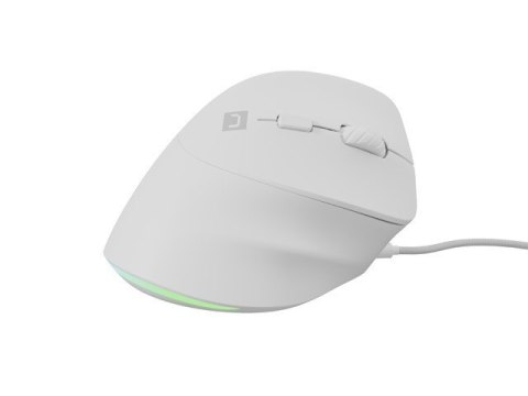 Mysz wertykalna CRAKE 2 PRO 128000DPI optyczna biała