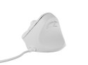 Mysz wertykalna CRAKE 2 PRO 128000DPI optyczna biała
