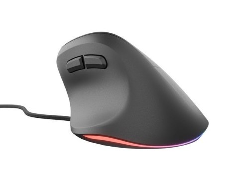 Mysz wertykalna CRAKE 2 PRO 128000DPI optyczna czarna