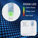 Czujnik tlenku węgla z baterią | alarm 85dB | LED
