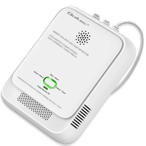 Czujnik wycieku gazu i tlenku węgla | alarm 85dB | LED