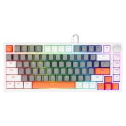 Klawiatura magnetyczna ASTRAL White OUTEMU White Jade Magnetic RGB 3 kolory keycapów