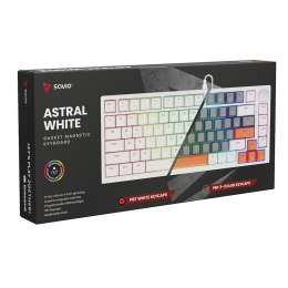 Klawiatura magnetyczna ASTRAL White OUTEMU White Jade Magnetic RGB