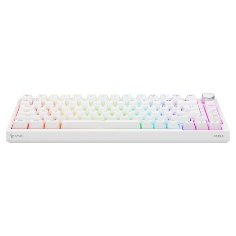 Klawiatura magnetyczna ASTRAL White OUTEMU White Jade Magnetic RGB