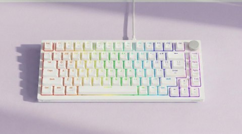 Klawiatura magnetyczna ASTRAL White OUTEMU White Jade Magnetic RGB