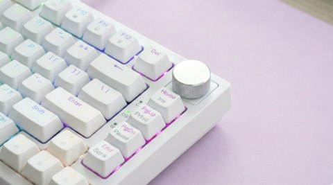 Klawiatura magnetyczna ASTRAL White OUTEMU White Jade Magnetic RGB
