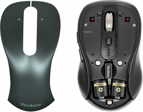 Mysz bezprzewodowa Dual Bluetooth + USB 2,4GHz YMS 2010BK GYRO